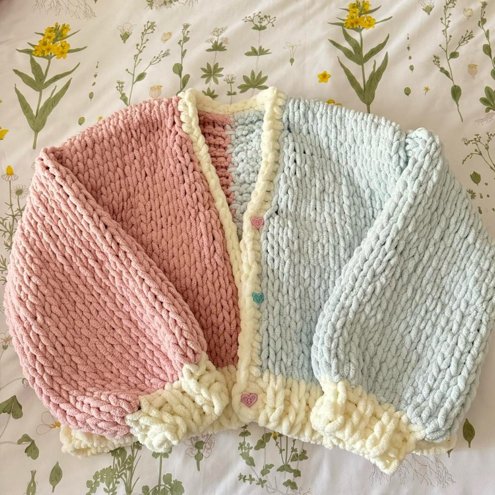 Handmade crochet cardigan